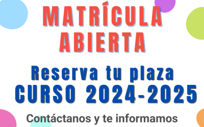 ABIERTO PLAZO DE MATRICULA 2024-25
